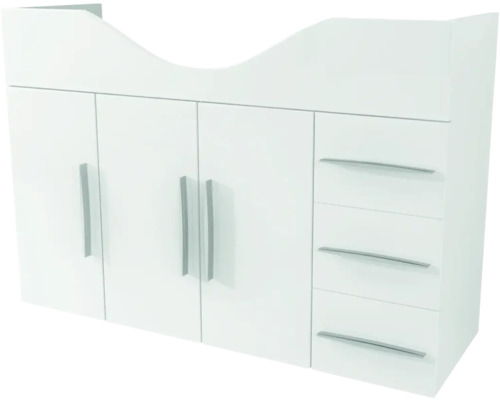 Badkamermeubel Baden Haus Aida BxHxD 100 x 70 cm x 33,5 cm Frontkleur wit hoogglans