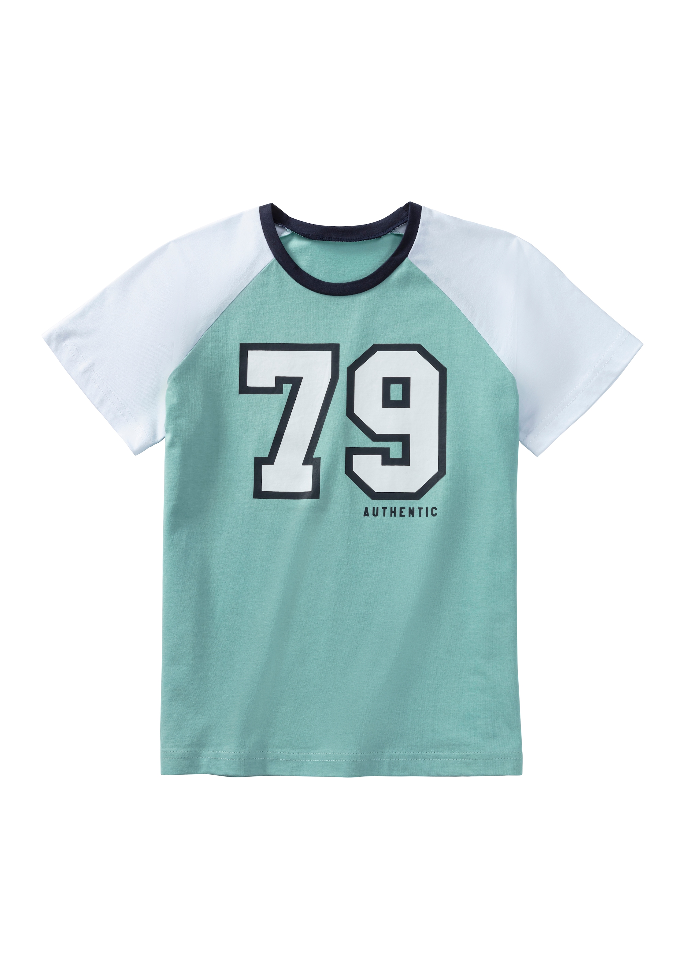 AUTHENTIC LE JOGGER Pyjama, 2 Stk. Schlafanzug für Jungs mit grossem College-Print vorn
