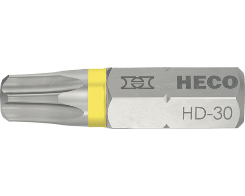 HECO Bit Torx HD-30, geel, 2 stuks