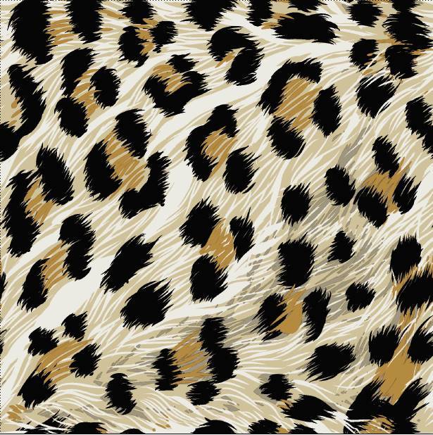 Duni servetten safari luipaard 33 x 33 cm 20 stuks