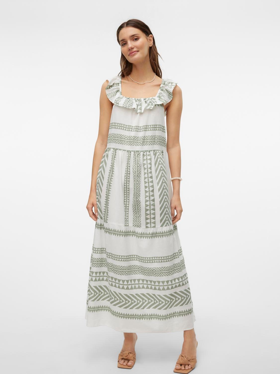 Vero Moda Maxikleid »VMDICTHE SL ANKLE DRESS WVN GA« Sommerkleid,