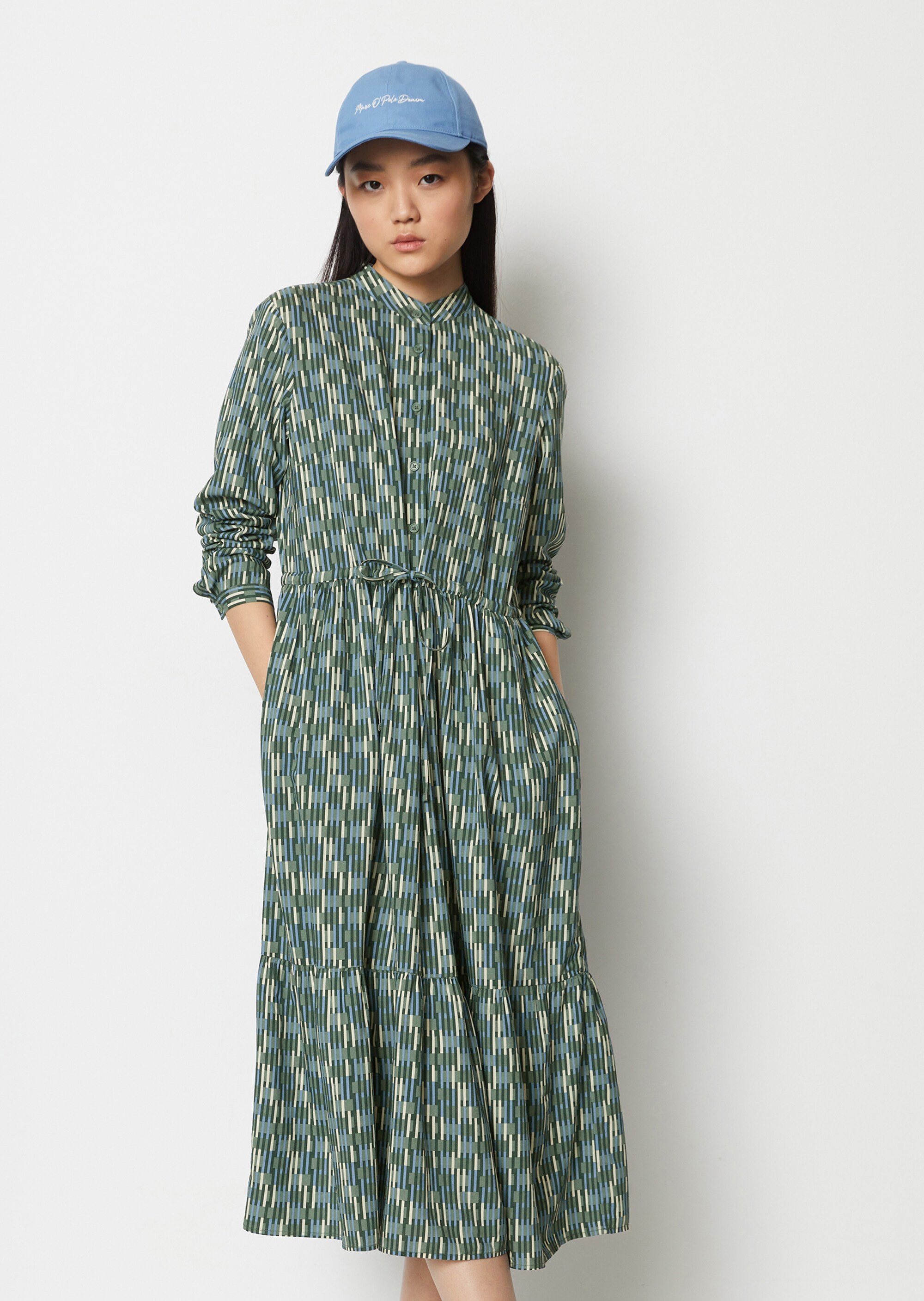 Print-Kleid regularaus LENZING™ ECOVERO™