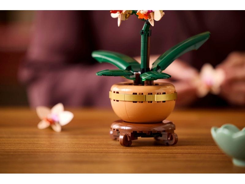 LEGO® Icons Botanicals Mini-Orchidee 10343 Prächtige Lego-Blume, kreativer Bauspass