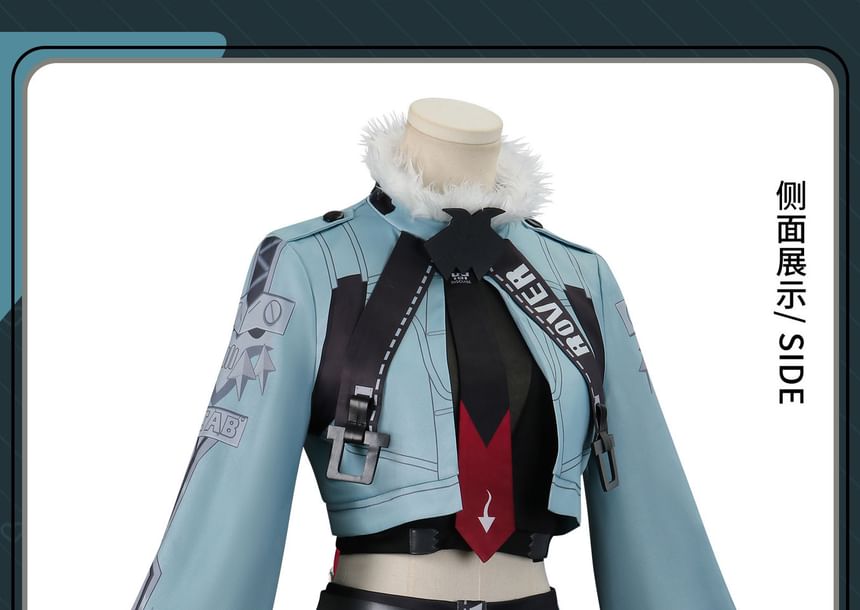 Feravin - Zenless Zone Zero Jane Doe Cosplay Pruik / Kostuumset