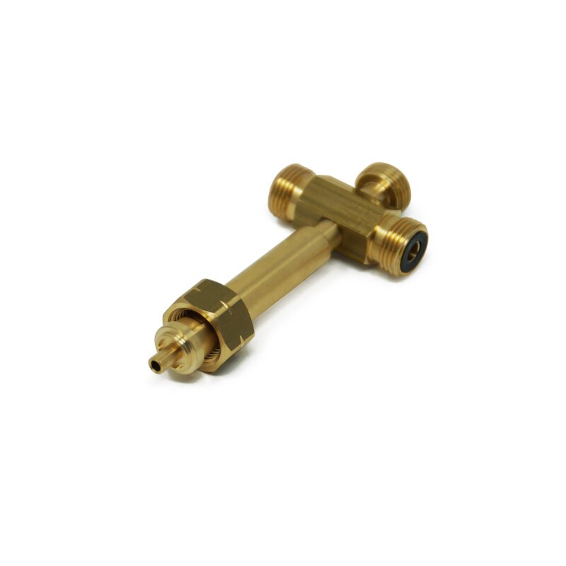Verteiler 3-fach mit Anschlussgewinde Kleinflasche G.12 = W21.8 x 1/14 LH