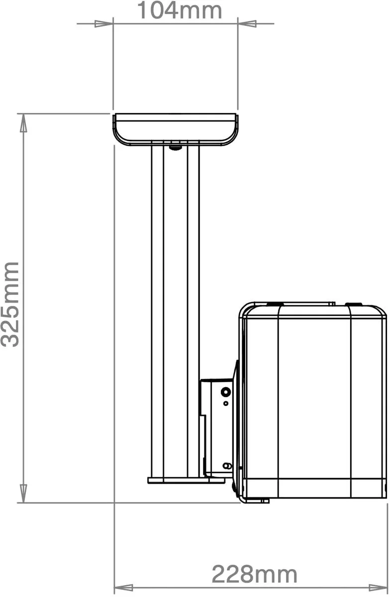 Mountson MS16 Noir Supports pour enceintes