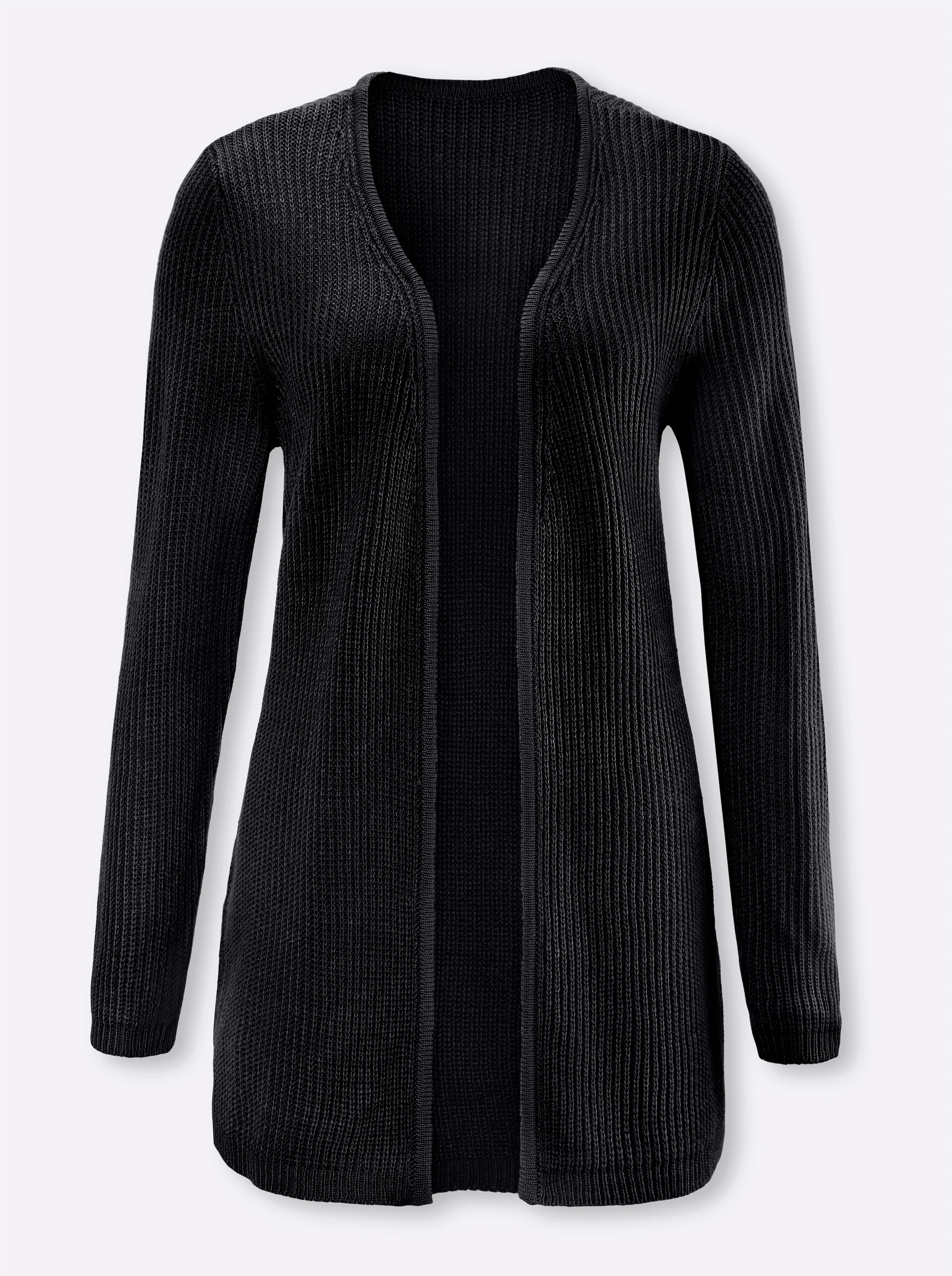 Strickjacke in schwarz