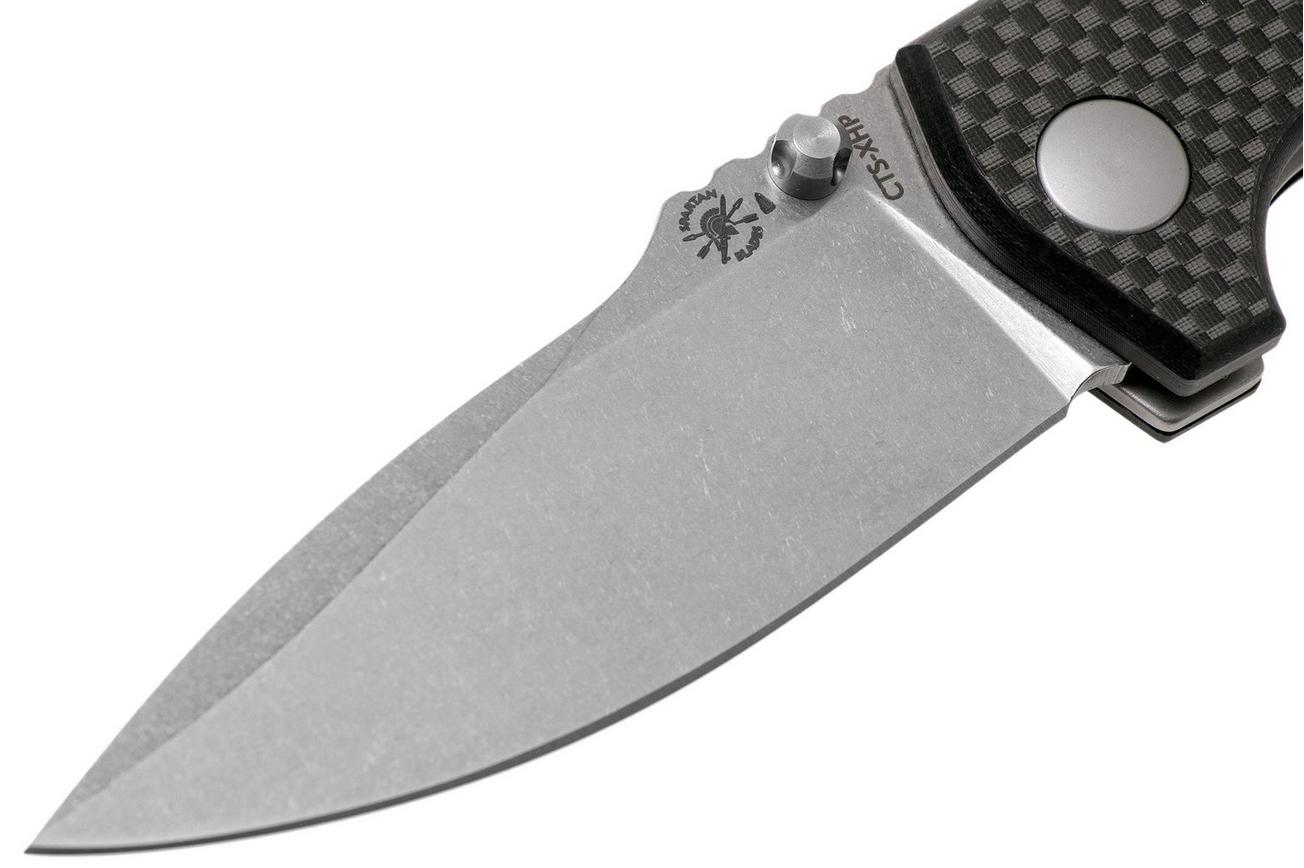 Spartan Blades Astor SFBL8CF Carbonfiber zakmes, Les George design