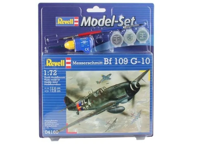 Revell Messerschmitt Bf-109, Model af fly, Monteringssæt, 1:72, Messerschmitt Bf 109, Plast, Second World War