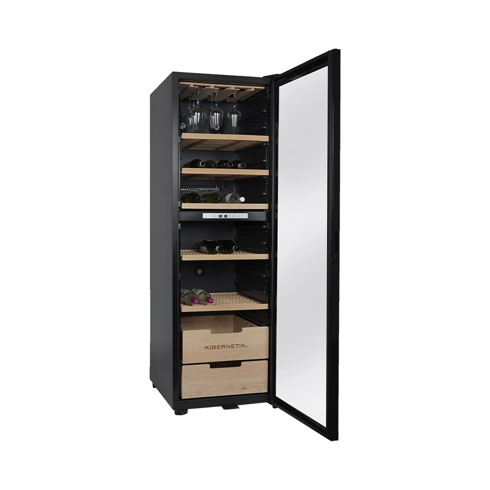 Kibernetik FSP WKH448D Weinklimaschrank 150 - 200 Flaschen 2 Zonen