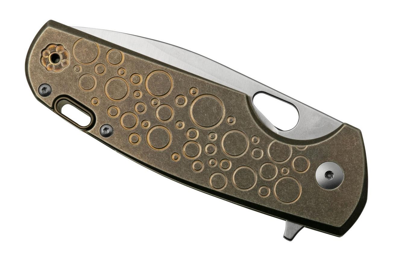 Viper Kyomi V5933RBR, CPM 20CV Satin Bronze Titanium Circle, zakmes