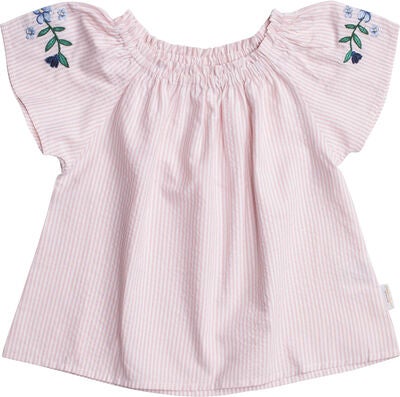 Petite Chérie Atelier Zola Bluse, Pink/White