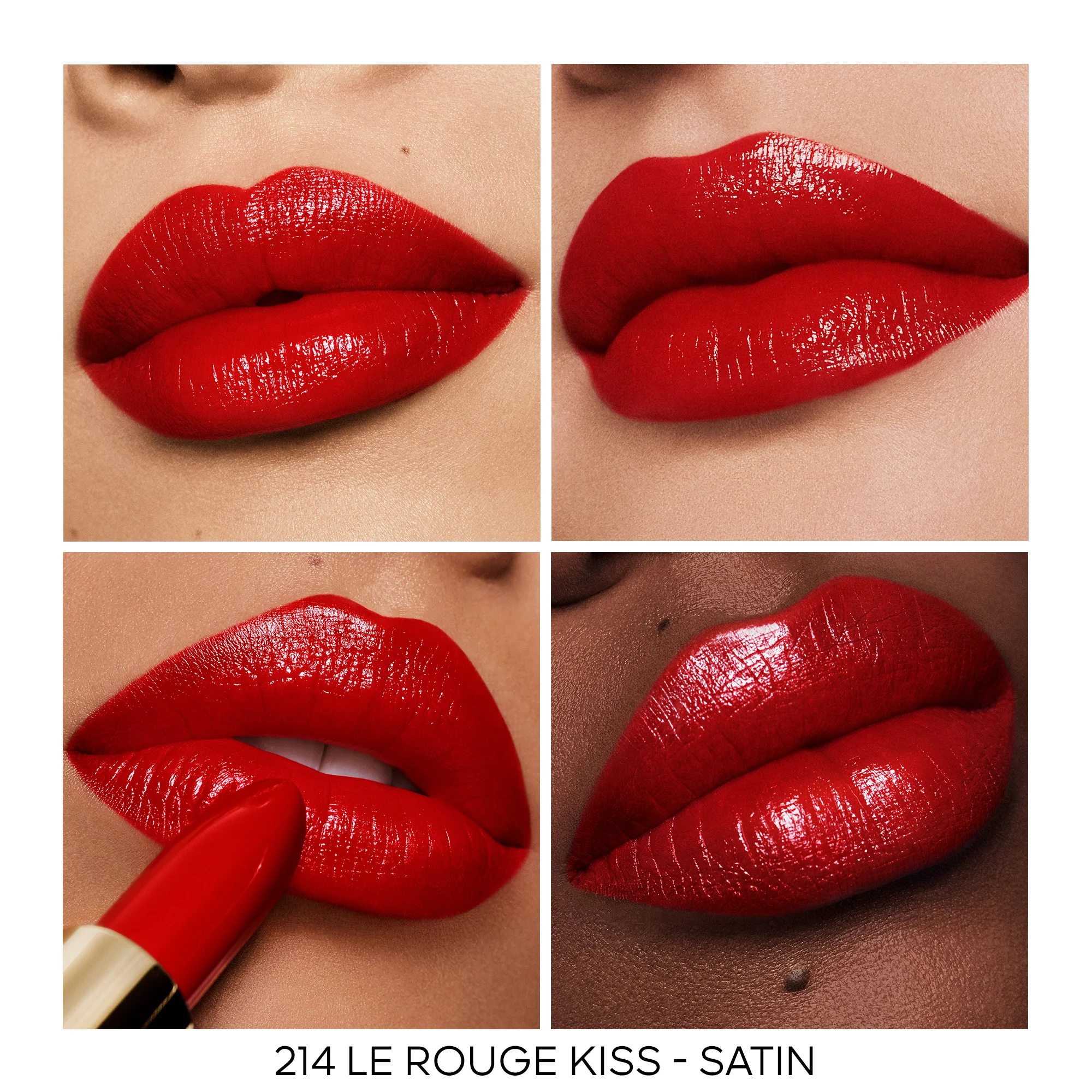 ROUGE G La recharge - Le rouge à lèvres soin personnalisable |- 214 LE ROUGE KISS - SATIN