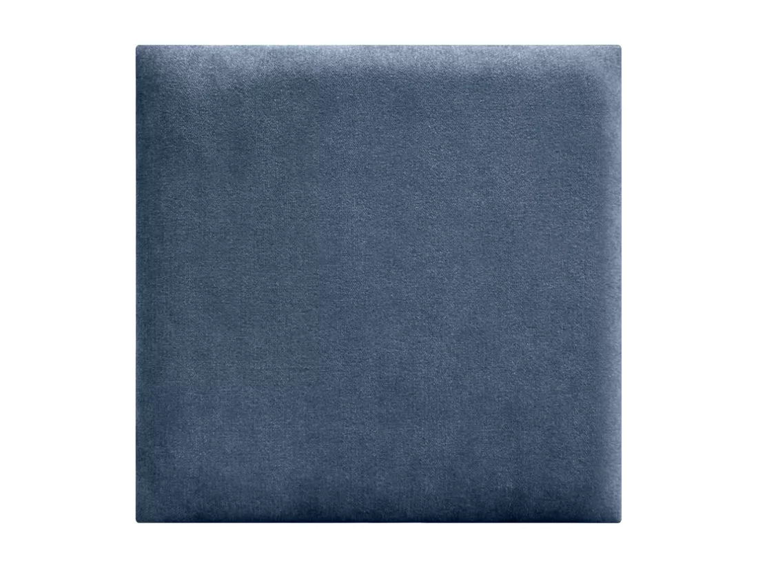 DHOME Lot de 1 Panneaux muraux en tissu auto-adhésifs Panneaux muraux absorbants acoustiques Protection contre les chocs (Bleu, 60x60cm, x1)