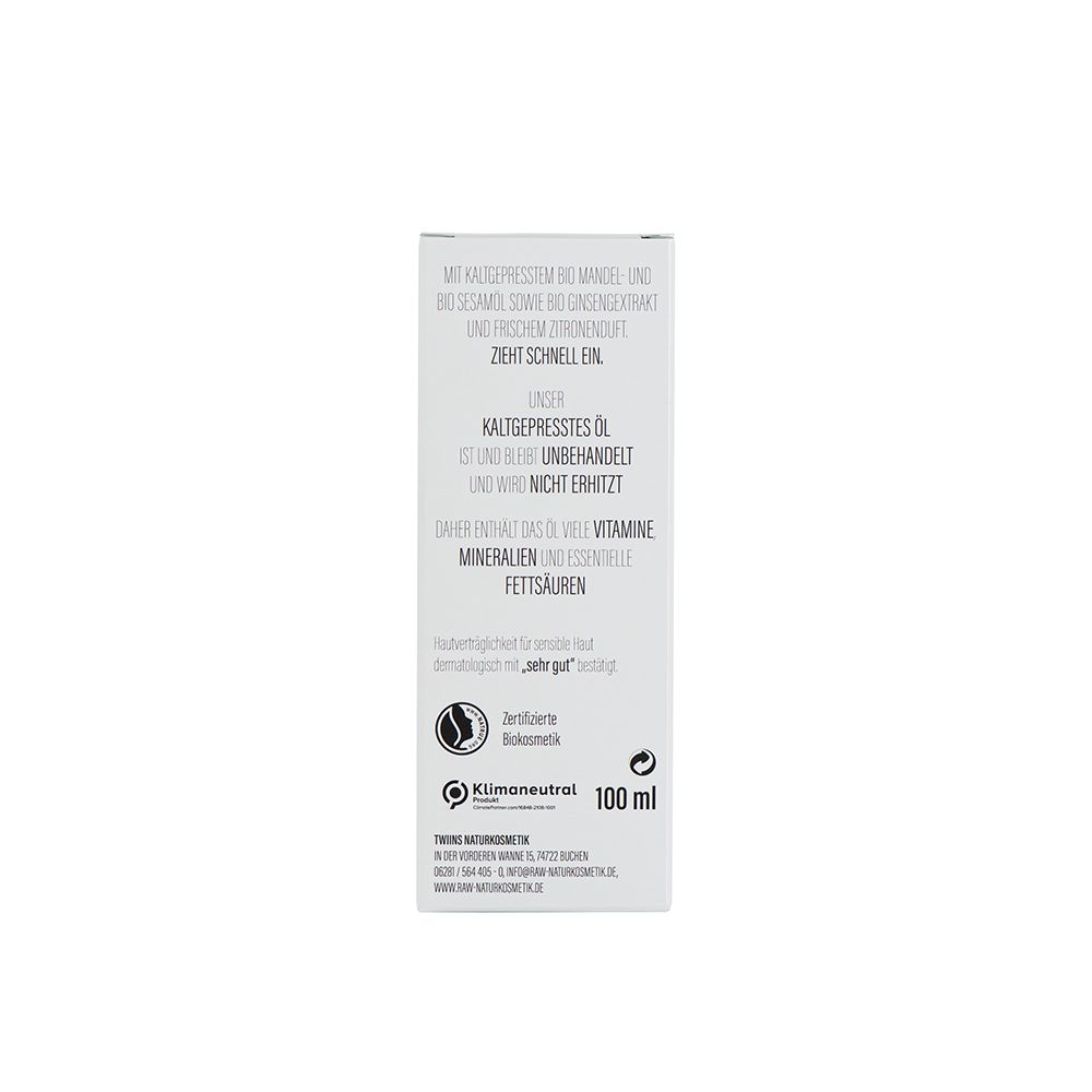 raw Naturkosmetik Körperöl BIO Erfrischend