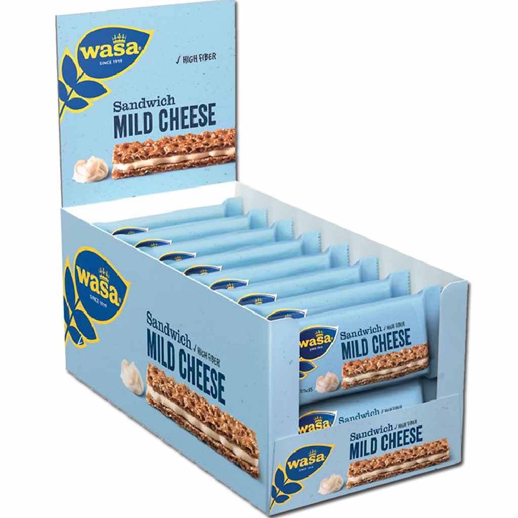 Wasa Knäckebrot Sandwich Mild Cheese 24x30g=720g MHD:31.8.25
