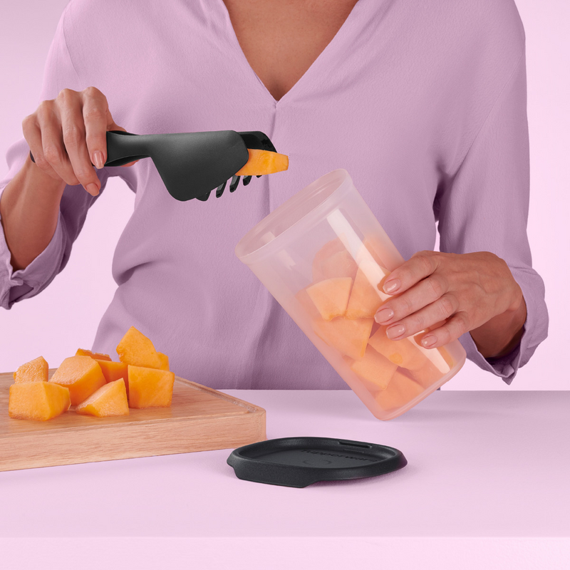 One Touch Fresh® 1,25 l Stapelbarer Vorratsbehälter für Zucker, losen Tee, Linsen und vieles mehr