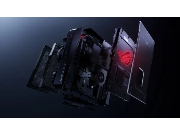 ASUS ROG NUC RNUC15JNK9X28AA2 - Mini PC gaming - Core Ultra 9 275HX / op til 5.4 GHz - RAM 32 GB - SSD 2 TB - NVMe - GeForce RTX 5080 - IEEE 802.11be (Wi-Fi 7), IEEE 802.11ax (Wi-Fi 6), Gigabit Ethernet, 2.5 Gigabit Ethernet, Bluetooth 5.3 - Win 11 H