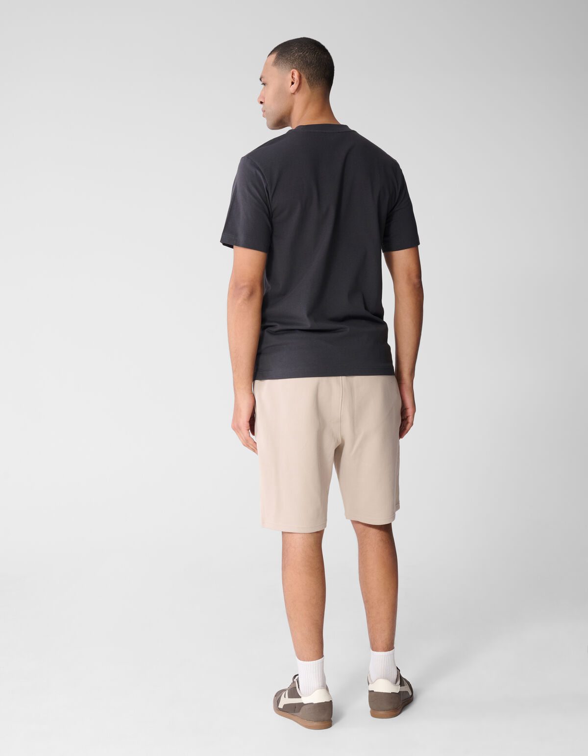 Line Artwork T-shirt Donkergrijs