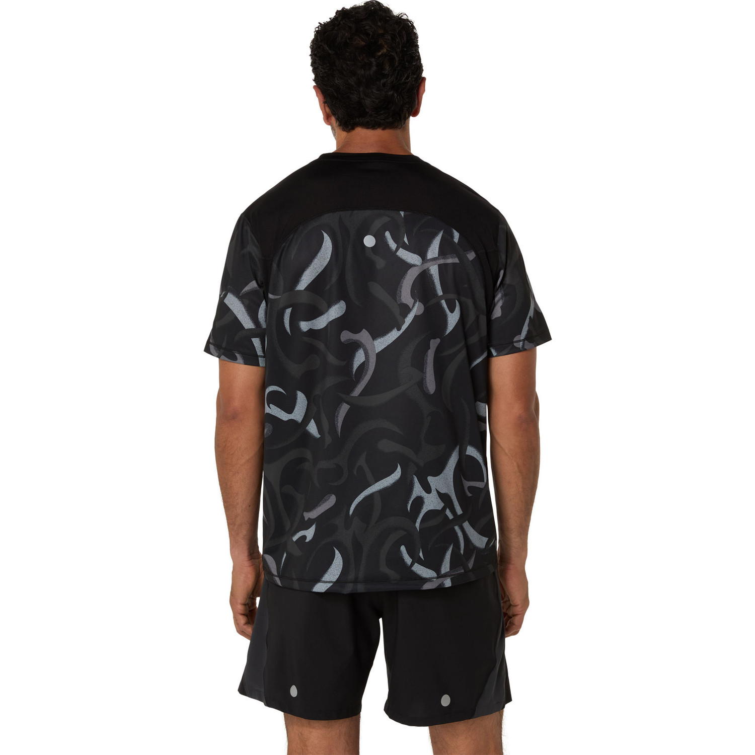 ASICS Road All Over Print T-Shirt Heren