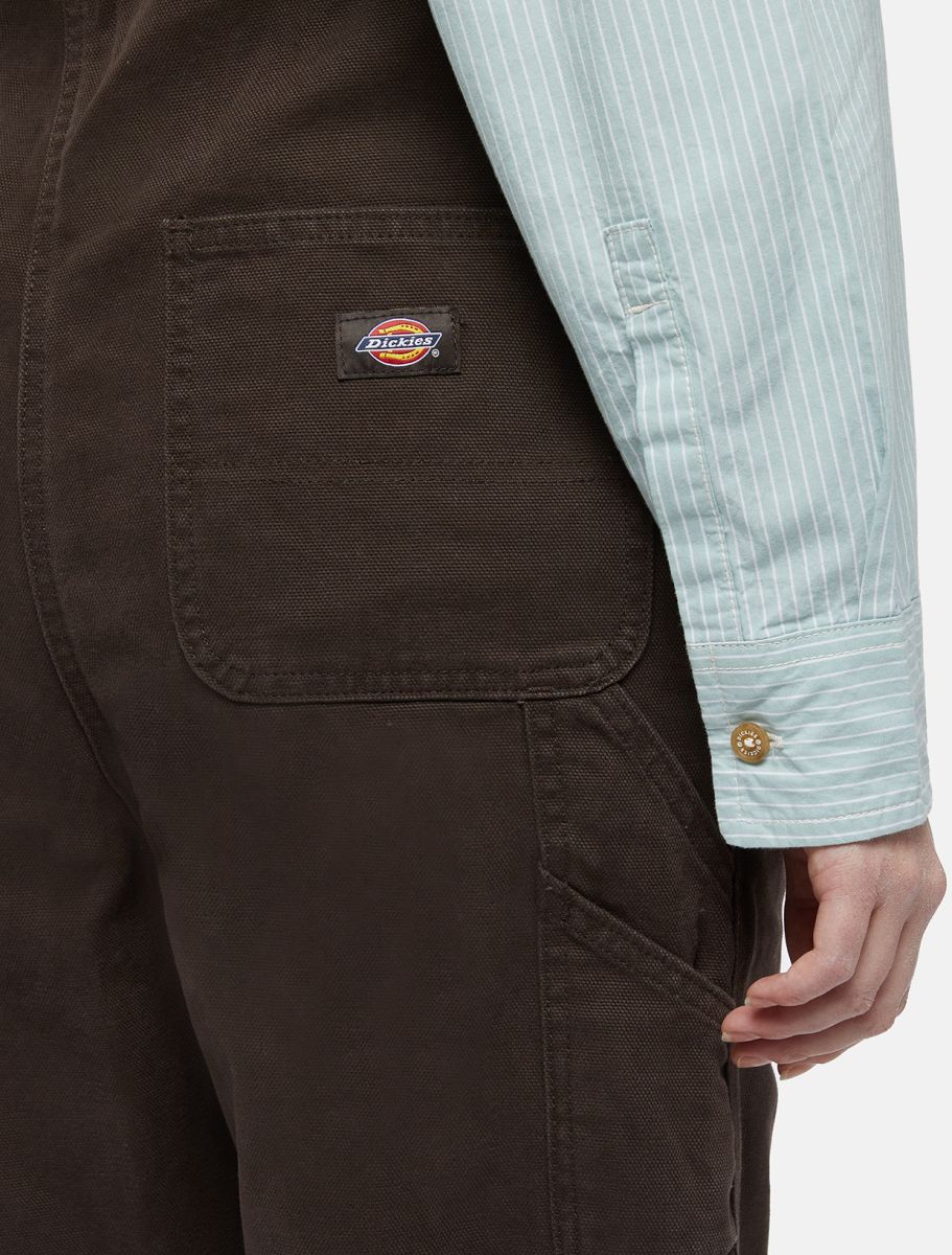 Dickies Women Duck Canvas Bib Desert Sand