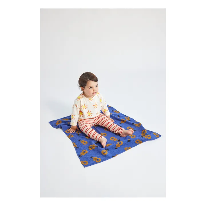 Bobo Choses Lange Coton Bio Guitares | Bleu