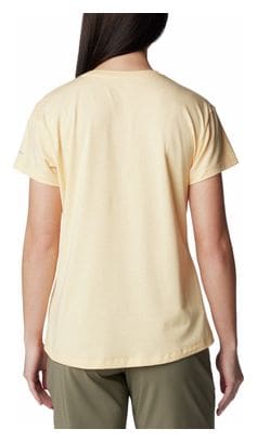 T-Shirt Technique Femme Columbia Sun Trek Beige