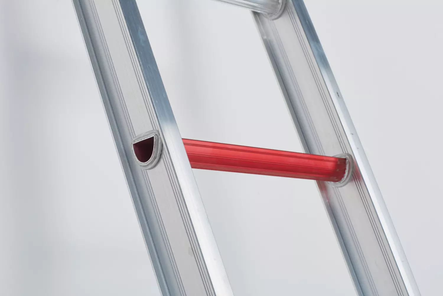 Altrex Atlas AER 1040 Bouwladder - Enkel - Aluminium - 14 treden - max. werkhoogte 4.90 m.