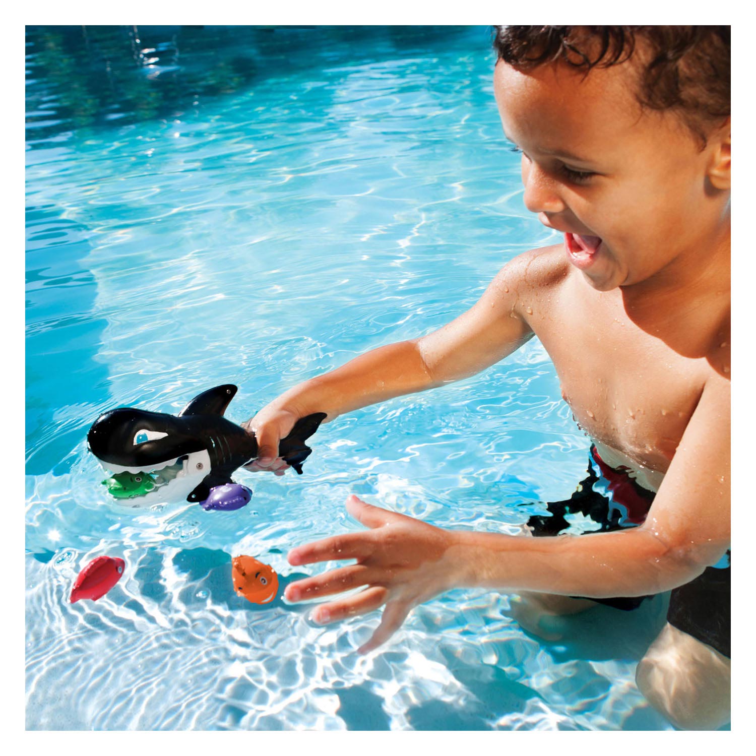 SwimWays - Gobble Gobble Gupies Orca Waterspeelgoed