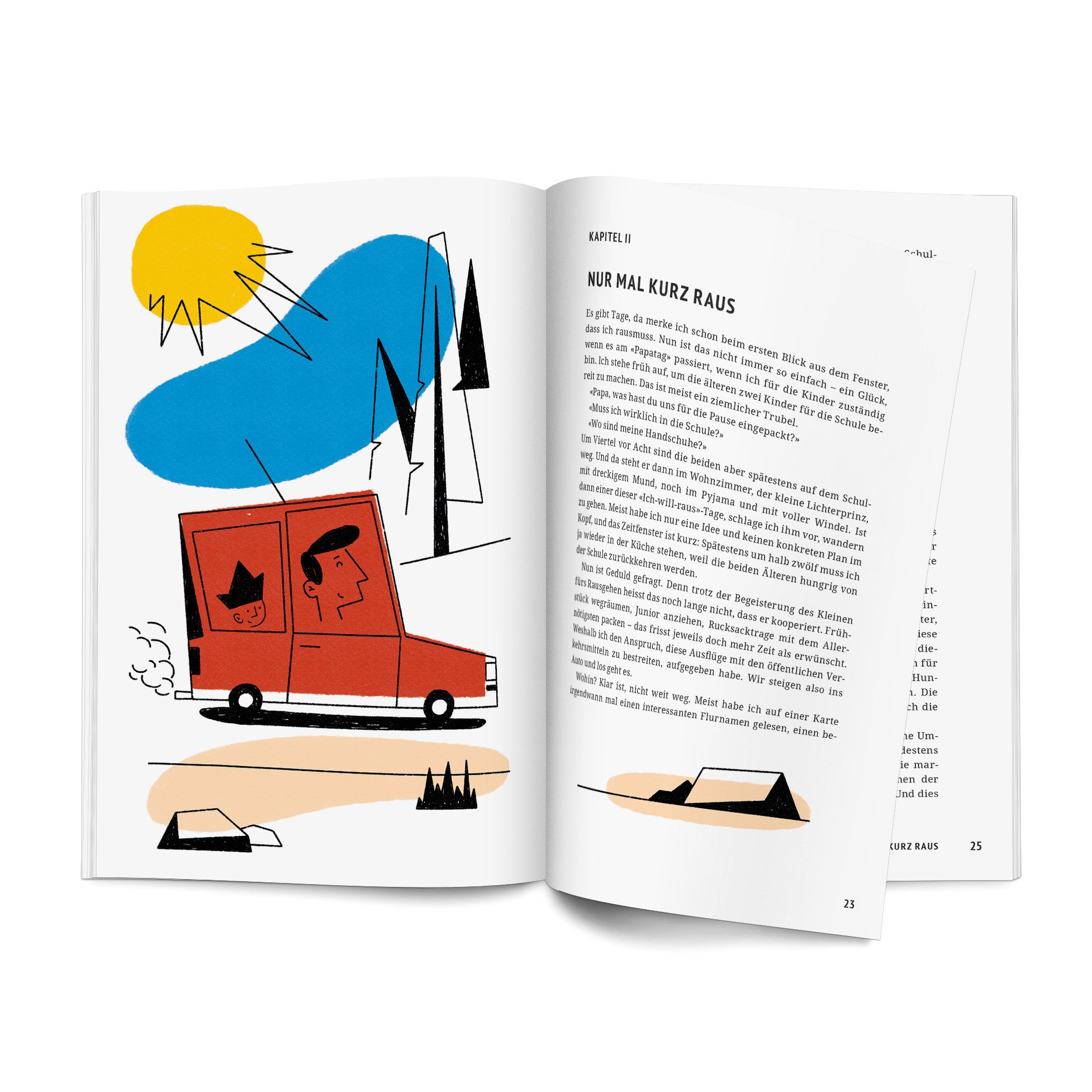 Buch Wanderpapa gelb