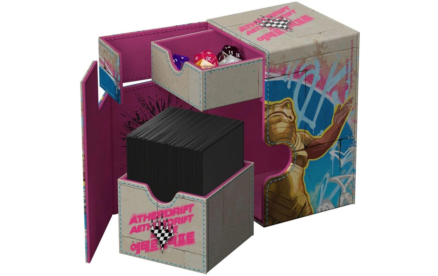 Kartenbox Flip'n'Tray 100+ Aetherdrift Sab-SunenHochwertige Box für Sammelkarten in Standardgrösse