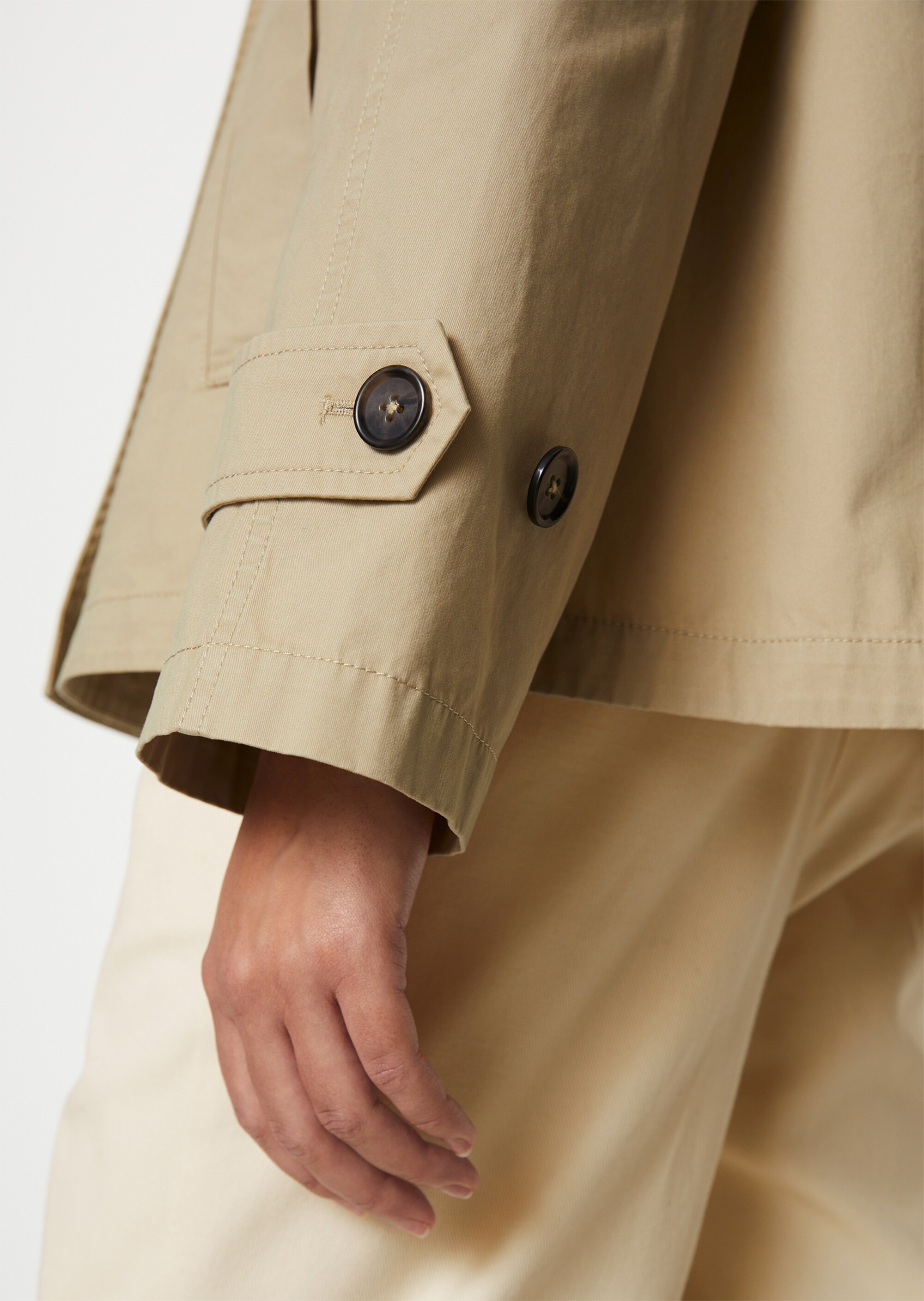Cabanjacke relaxedaus Organic Cotton-Twill
