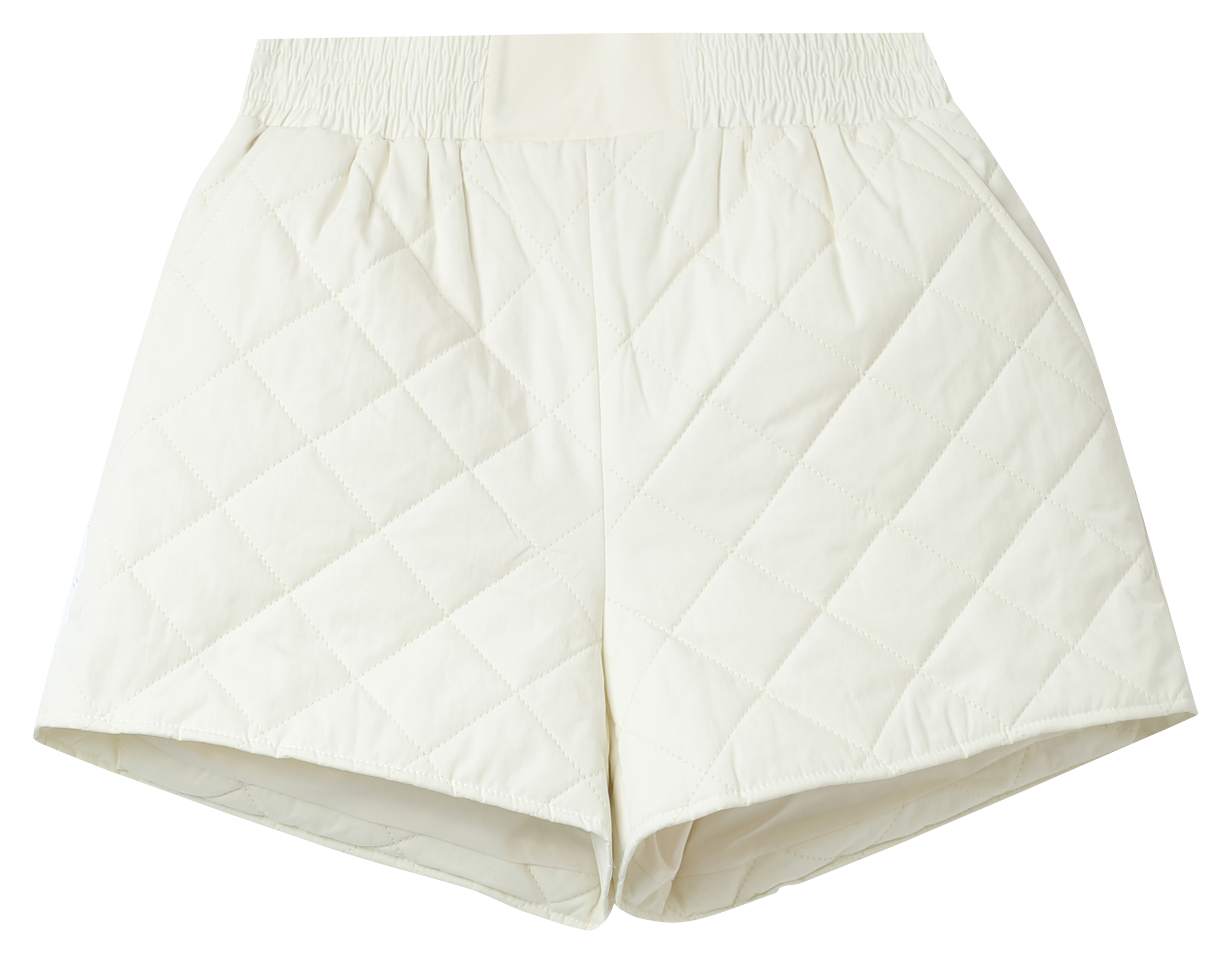 HARRY - Short matelassé en coton| Beige