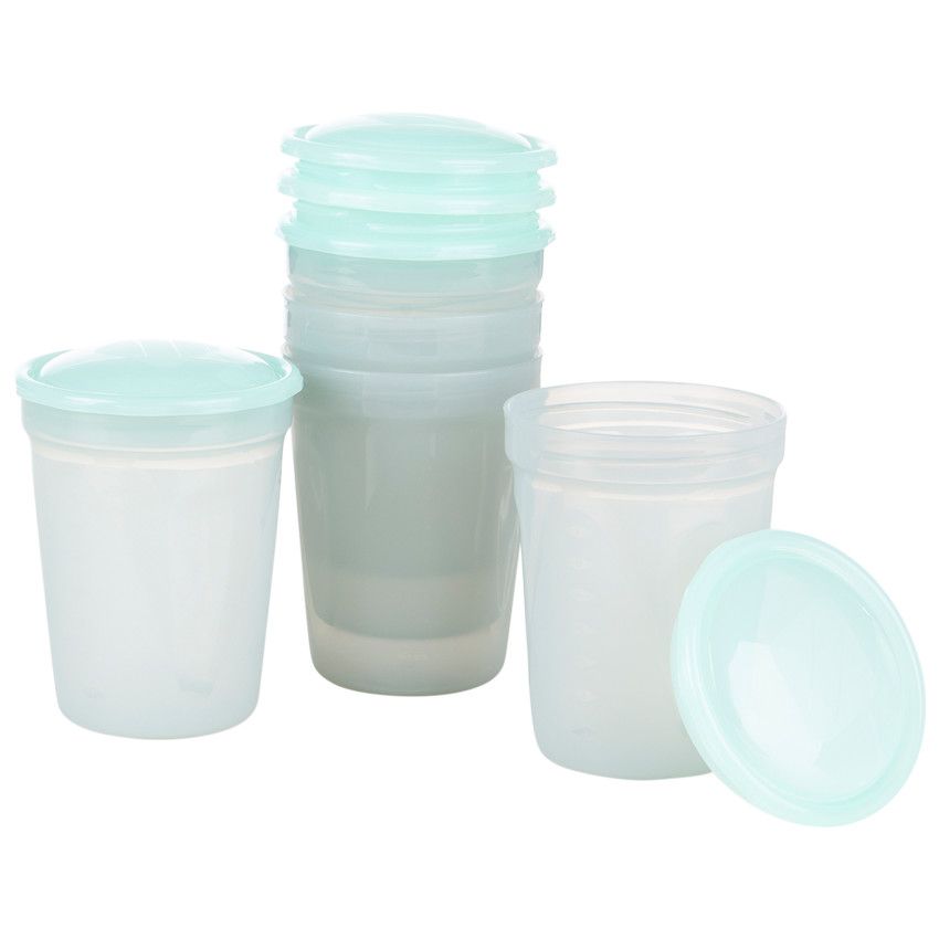 Lot de 5 pots de conservation de 200ml - Ecru