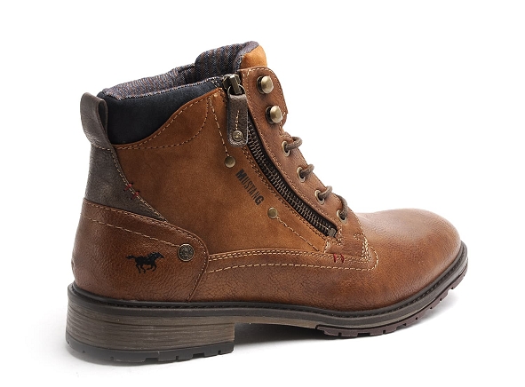 Mustang boots bottine homme 4140506 marron