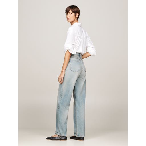 Tommy Hilfiger Relaxed Straight Højtaljede Jeans, Joy, W32/L32