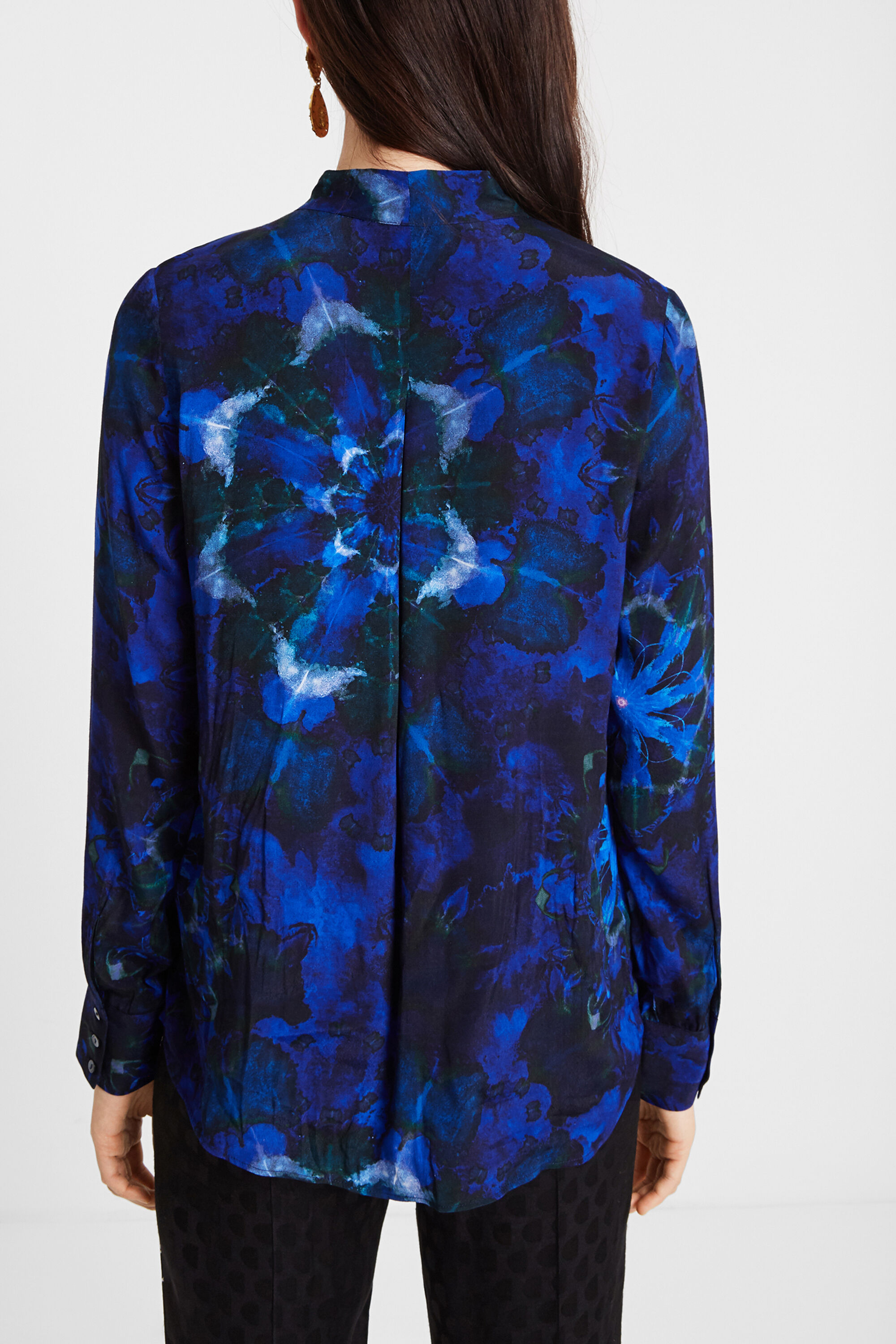 Blouse imprimé mandalas tie dye
