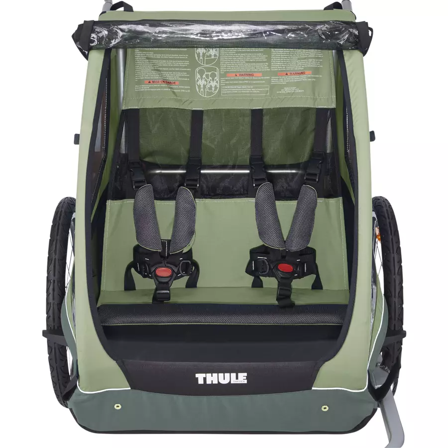 THULE Kinderfahrradanhänger Coaster XT Basil Green