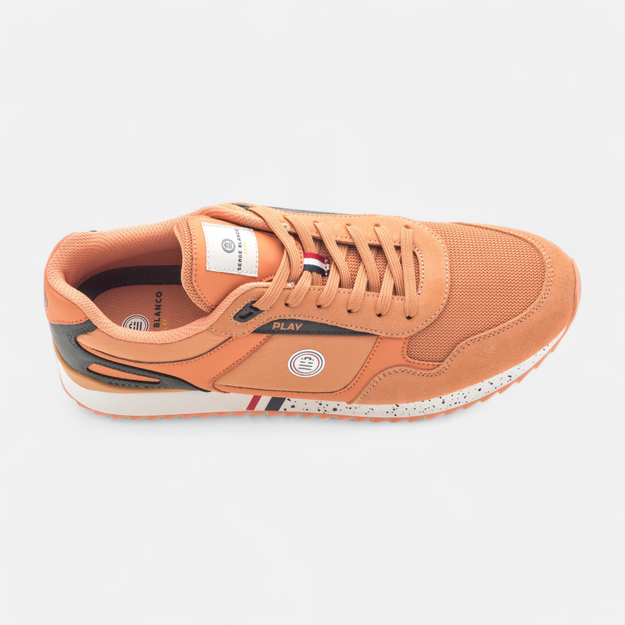 Baskets basses Homme corail