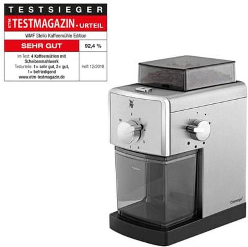 WMF - Koffiemolen Edition 417070011 - Koffiemolen - Zwart - Roestvrijstaal