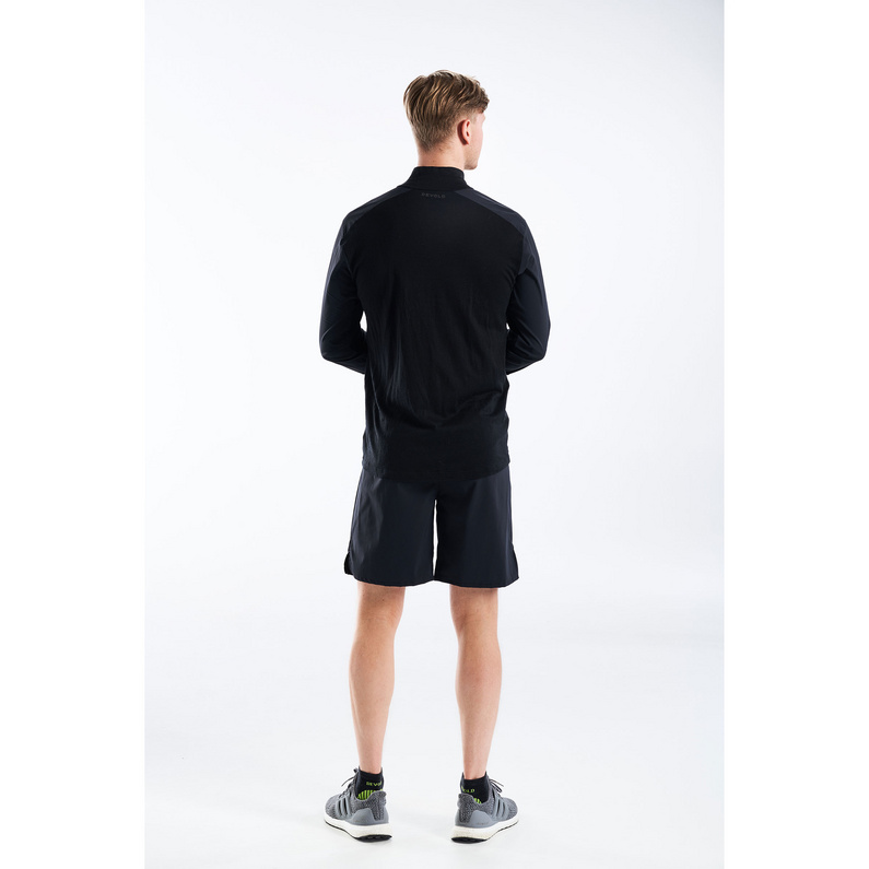 Devold Herren Running Merino Cover Zip Longsleeve