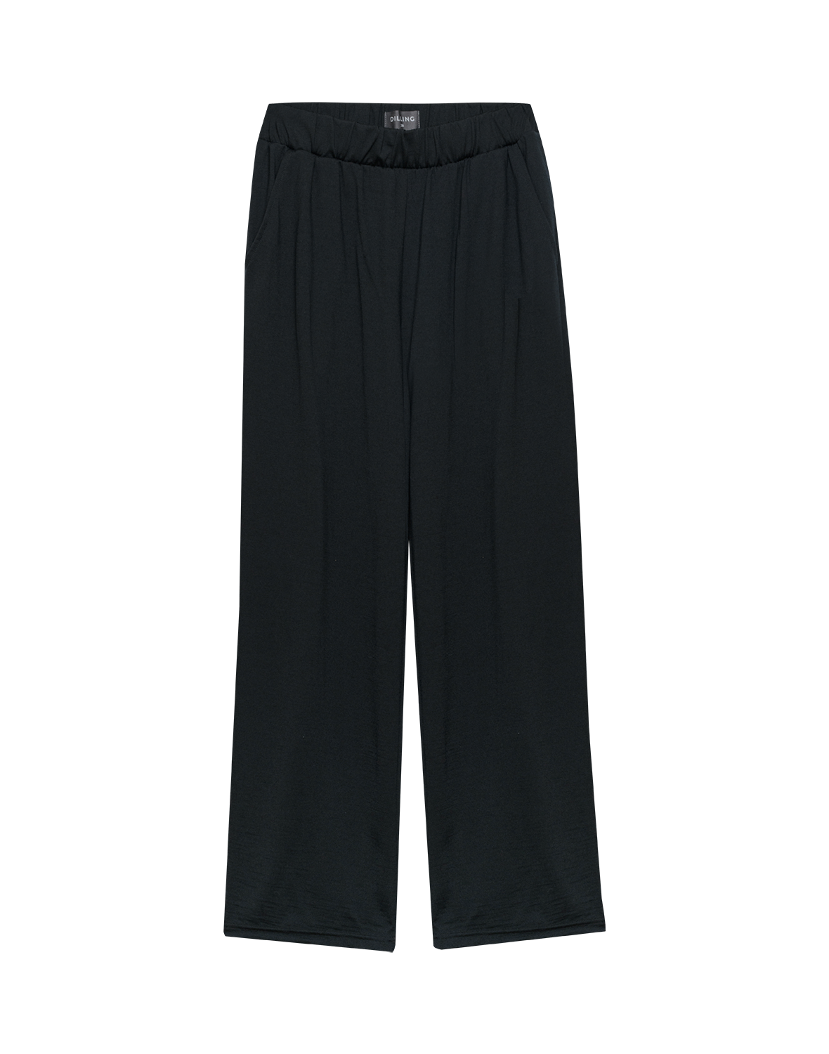 Broek met wijde pijpen in merinowol voor dames