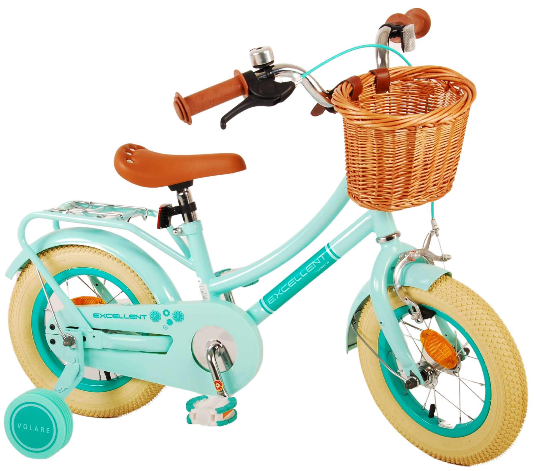Kinderfahrrad Excellent für Mädchen 12 Zoll Kinderrad in Grün