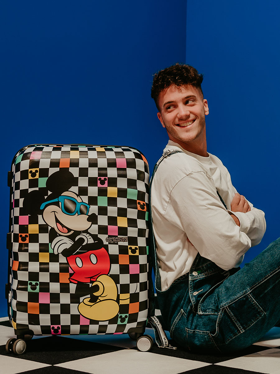 Valise  by American Tourister Mickey Check 77 cm