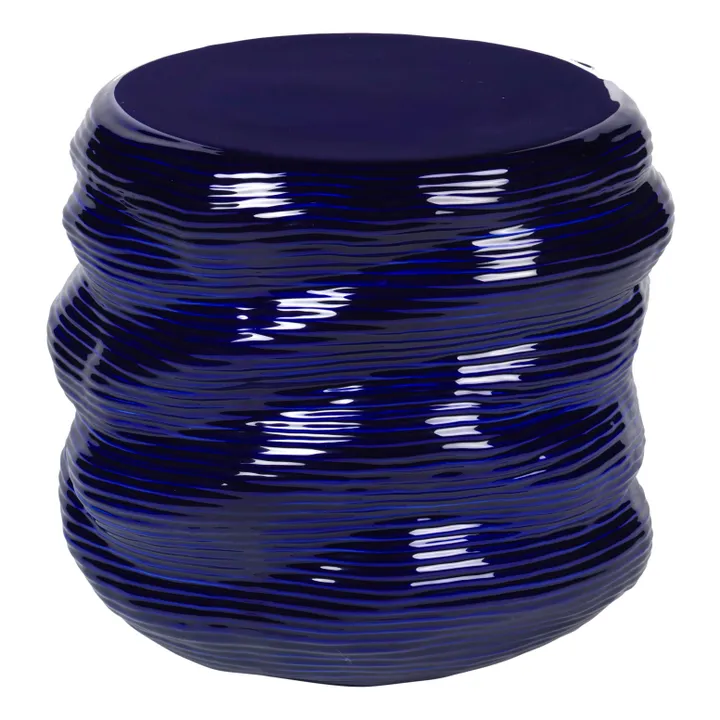 Broste Copenhagen Table d'appoint en grès | Bleu foncé