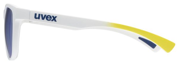 Lunettes Uvex Esntl Spirit Blanc/Verres Miroir Bleu