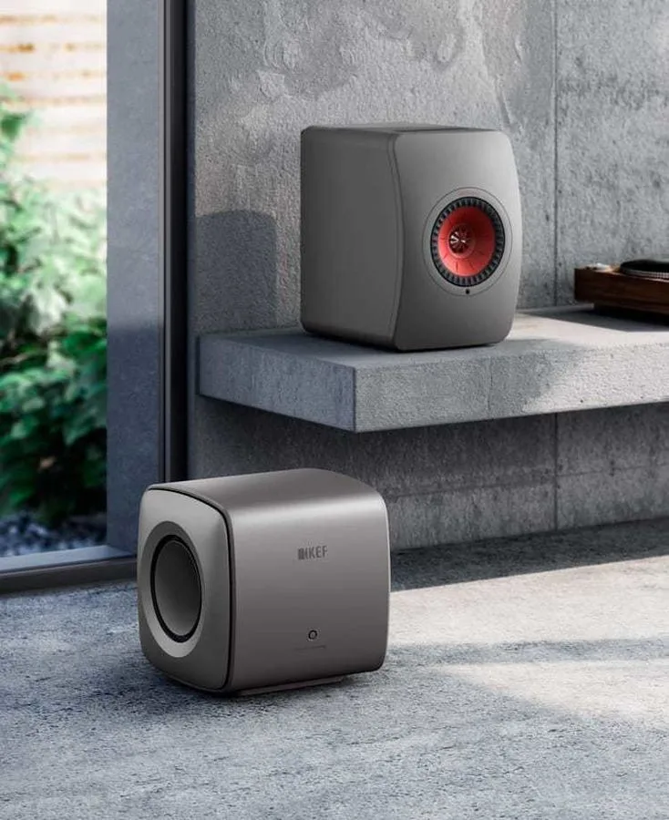 KEF KC 62 Gris Satiné Caissons de basses