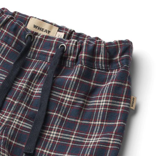 Wheat Gustav Bukser, Navy Check, 92 cm
