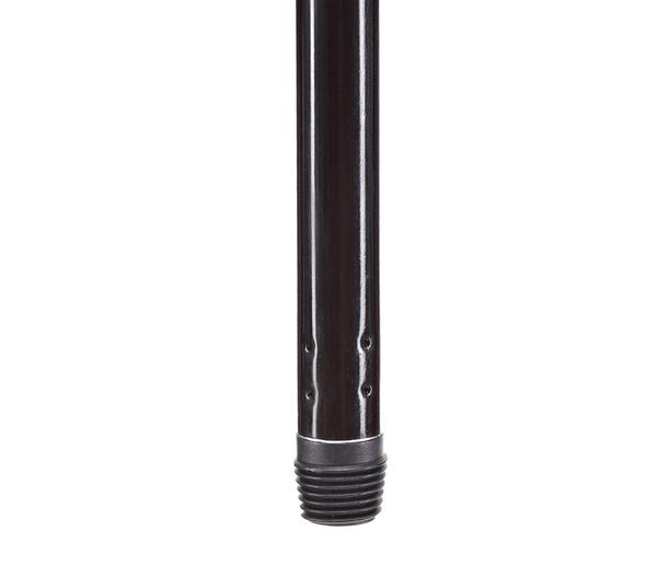 Sorex Metallstiel mit Gewinde, schwarz