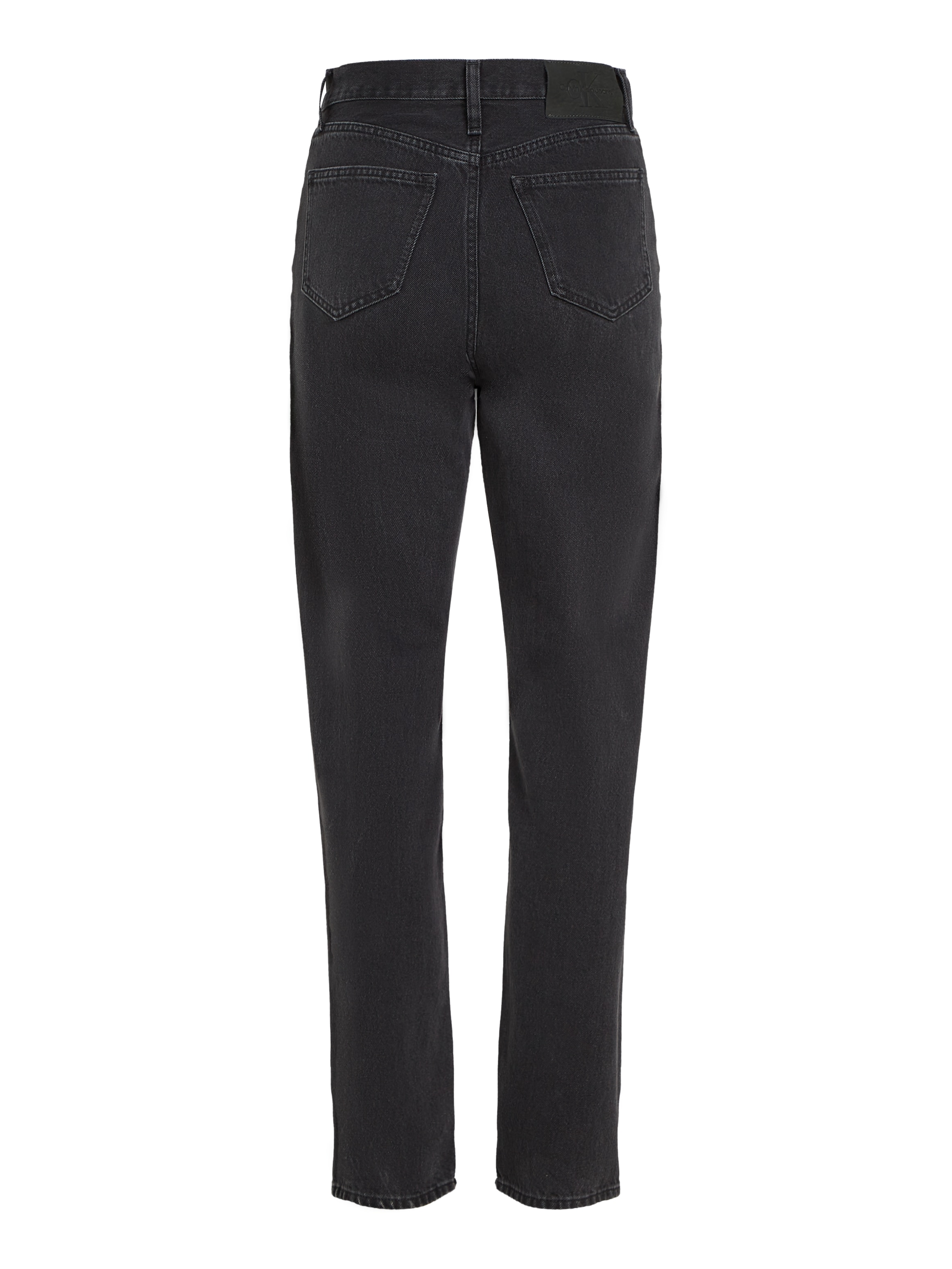 Calvin Klein Jeans Mom-Jeans »HIGH RISE STRAIGHT« leichte Stoned wash Optik, mit Coinpocket